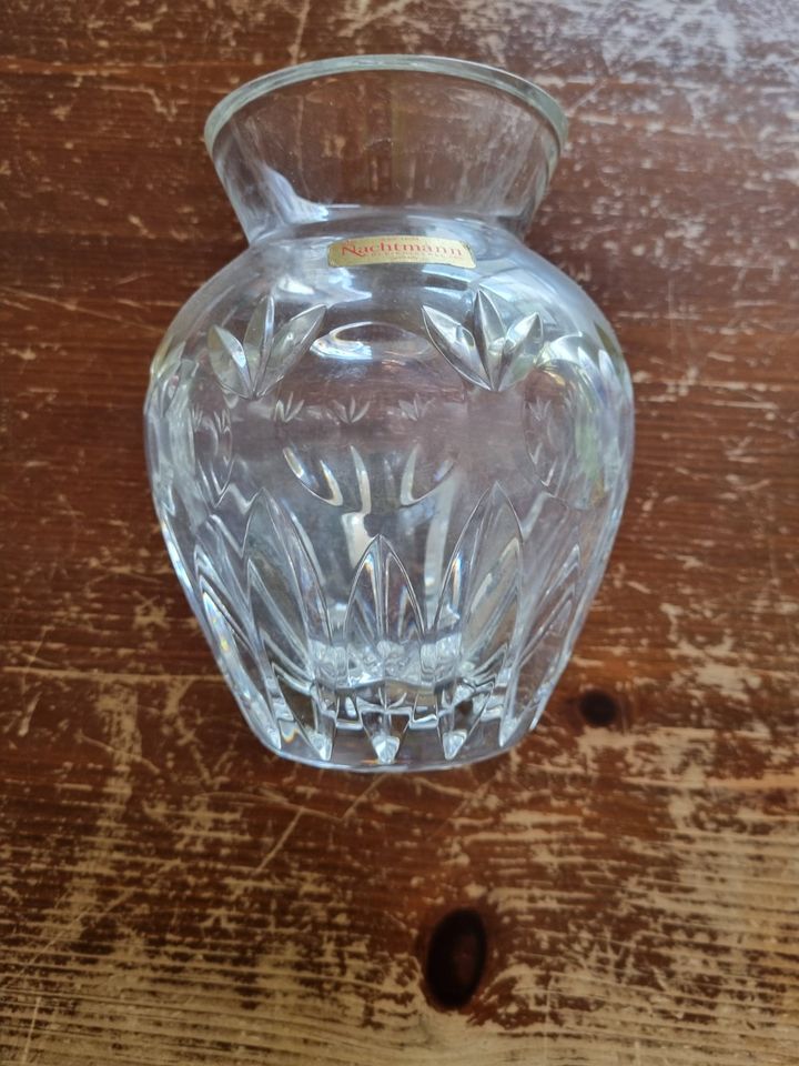 Bleikristall Vase Vintage Blumenvase von Nachtmann in Niebüll