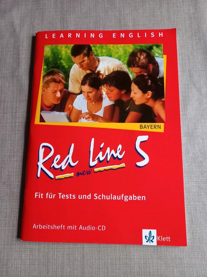 Englisch Übungsheft Workbook Red Line 5 Bayern mit CD in Berglern