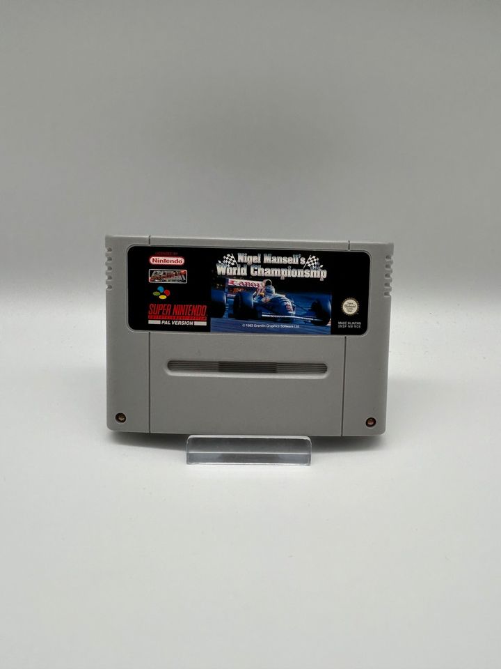 Super Nintendo - SNES - Nigel Mansell‘s World Championship - OVP in Reiskirchen