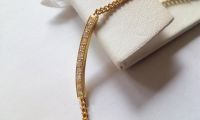 Collier Gelbgold GG 585/- mit 11 Brillanten, NEU mit Etikett Baden-Württemberg - Pforzheim Vorschau