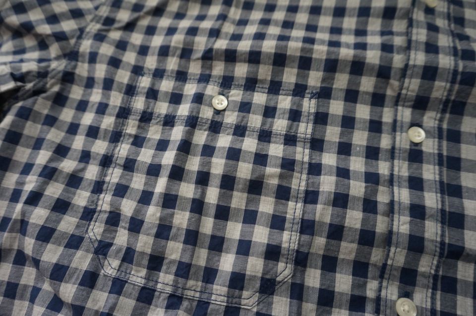 Woolrich XXL Hemd Light Cotton Shirt Vichy blau weiß kariert 140€ in Frankenthal (Pfalz)