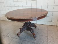 Gründerzeit Tisch rund ausziehbar geschnitzt antik masiv Hessen - Limburg Vorschau