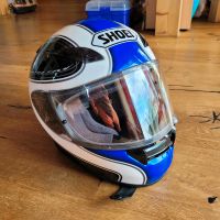 Shoei Helm Größe Xs sehr guter Zustand blau weiß Baden-Württemberg - Pfaffenweiler Vorschau