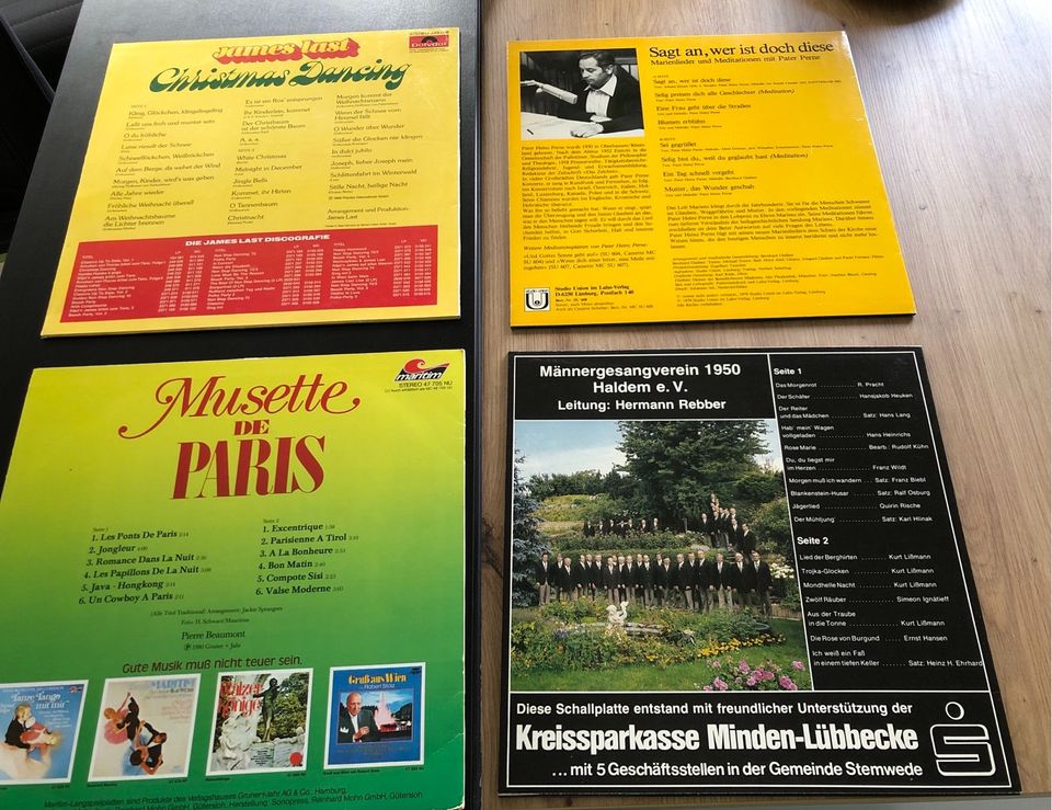 4 Langspielplatten in Wenden