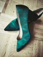 Damen Pumps Gr 45 Velours/Samst neu Hessen - Schwalmstadt Vorschau