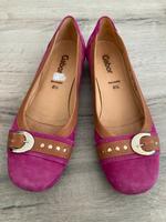 Gabor Pumps Ballerinas pink Samt Gr. 39,5 Thüringen - Eisenach Vorschau