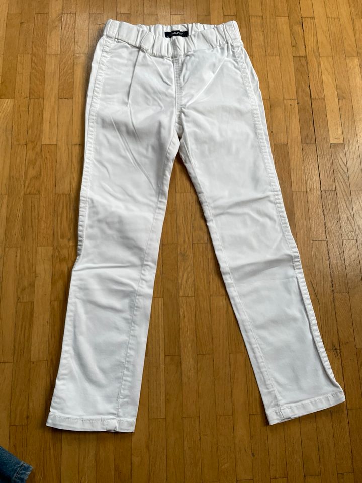 Weiße Gant Hose für Mädchen - Jeans - Gr. 110-116 in Mainz