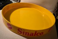 Vintage Sinalco Tablett und Zipper-Tasche, gelb rot -- €30 Mitte - Hansaviertel Vorschau
