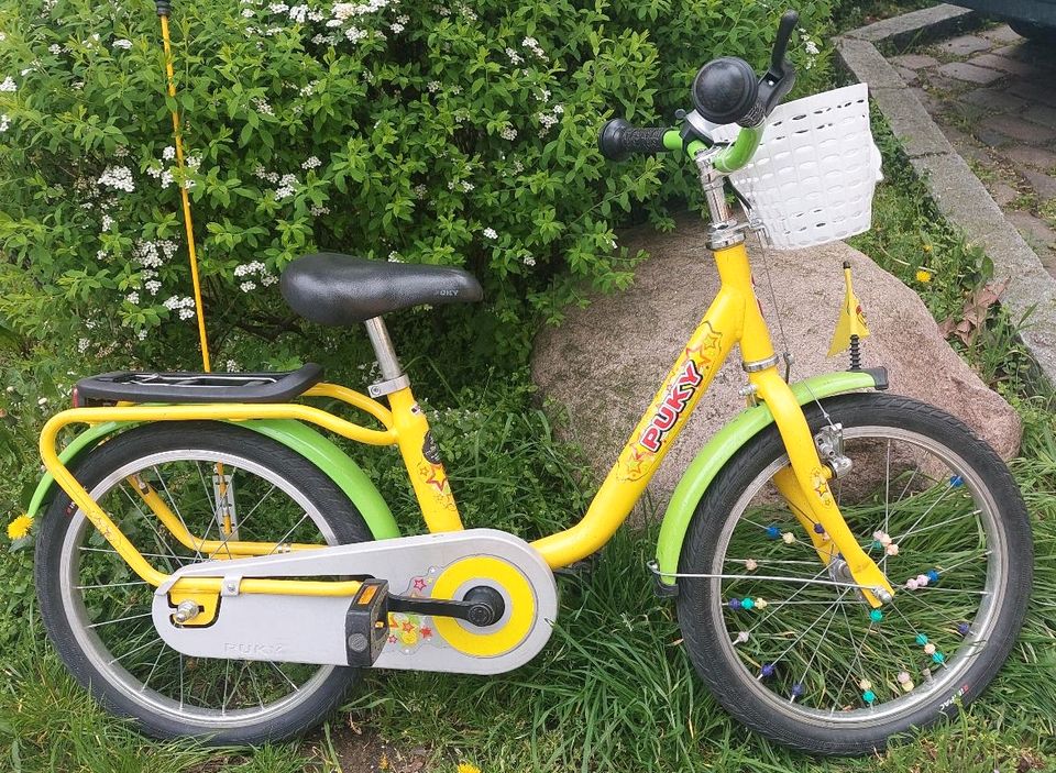 Puky Kinderfahrrad 18 Zoll gelb-grün in Berlin