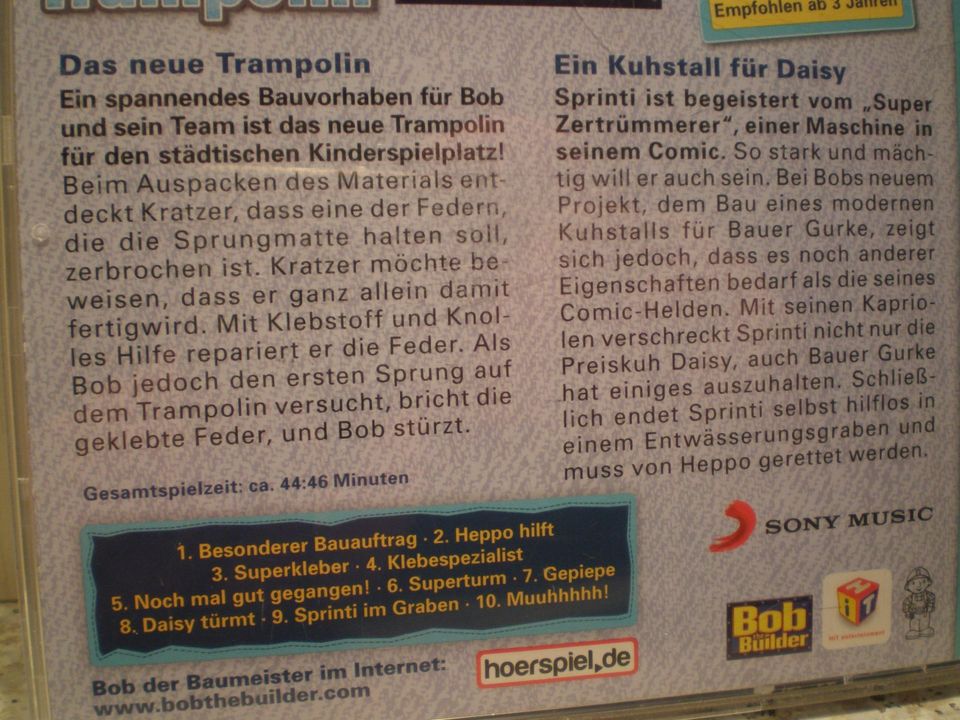 Bob der Baumeister *2 Hörspiele CD + Stempelfigur* in Harsewinkel