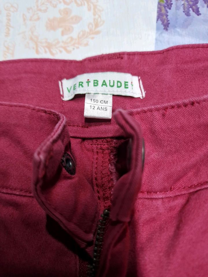 Verbaudet 3/4 Caprihose Shorts Bermuda Gr. 150 in Leipzig