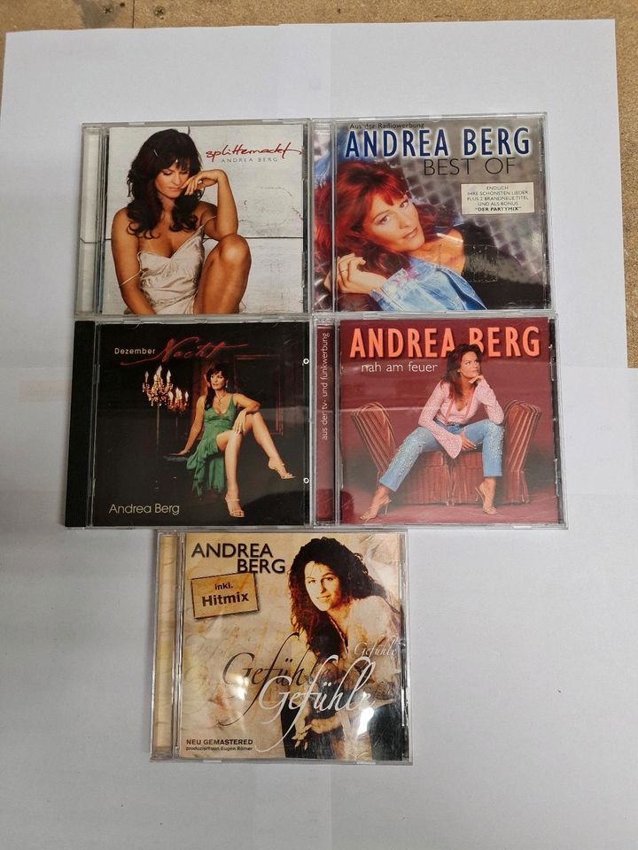 Verkaufe 5 gebrauchte CDs von Andrea Berg in Gittelde