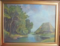 Julius Walder Bild Landschaft 1927 Impressionistisch Schleswig-Holstein - Kayhude Vorschau