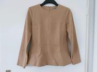 COS Oberteil 34 XS Beige Sand Hellbraun 80% Wolle Pullover Bluse Niedersachsen - Jork Vorschau