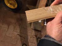 Küchenleiste für die Arbeitsplatte aus Kunststoff mit Holzimitat Niedersachsen - Hameln Vorschau