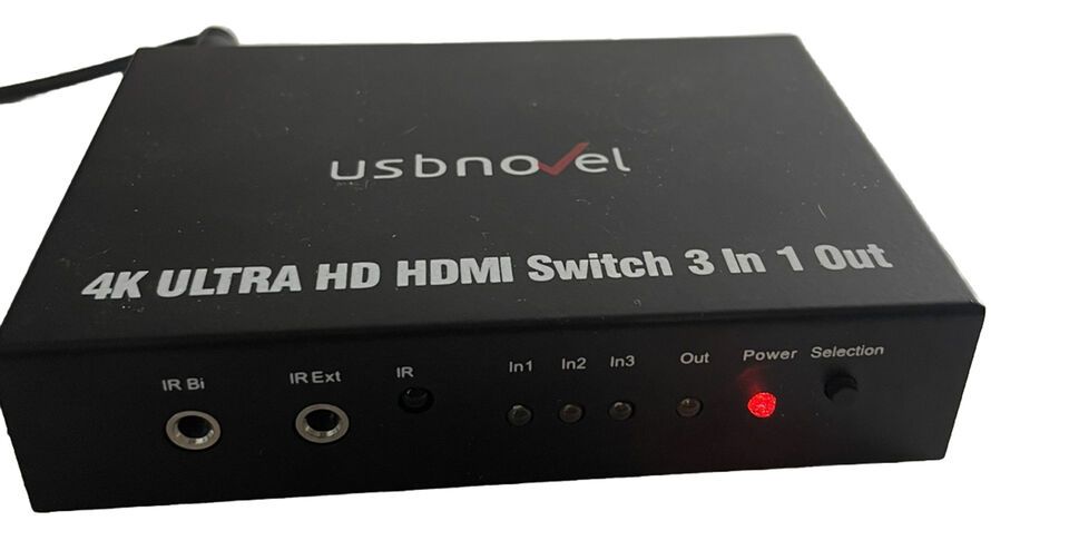 USBNovel 3 Port HDMI 3 in 1 Out Splitter Switch Schalter 4K in Siegburg