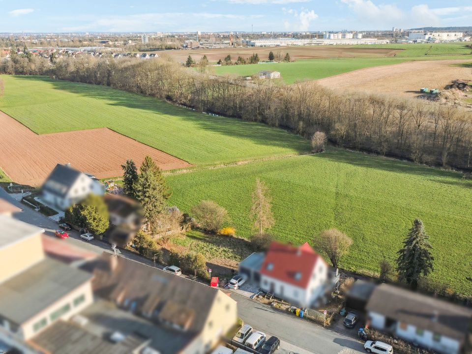 Traumhaftes Baugrundstück in exklusiver Lage mit unverbaubarem Panoramablick in Fürth Ritzmannshof in Fürth