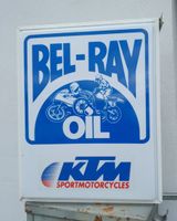 Alte Leuchtreklame Bel Ray Öl Motorrad Oldtimer Werbung Werkstatt Rheinland-Pfalz - Lehmen Vorschau