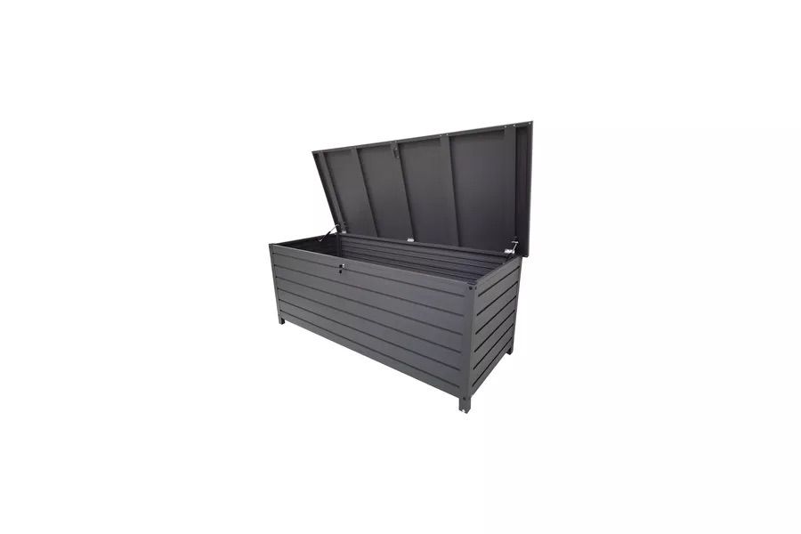 OUTFLEXX Kissenbox, grau, Aluminium, 181x79x75 cm, UVP 999,90€ in Gummersbach