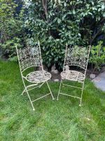 Klappstuhl Schmiedeeisen Metall Gartenstuhl Shabby 2Stk vorh. Neu Nordrhein-Westfalen - Kamp-Lintfort Vorschau