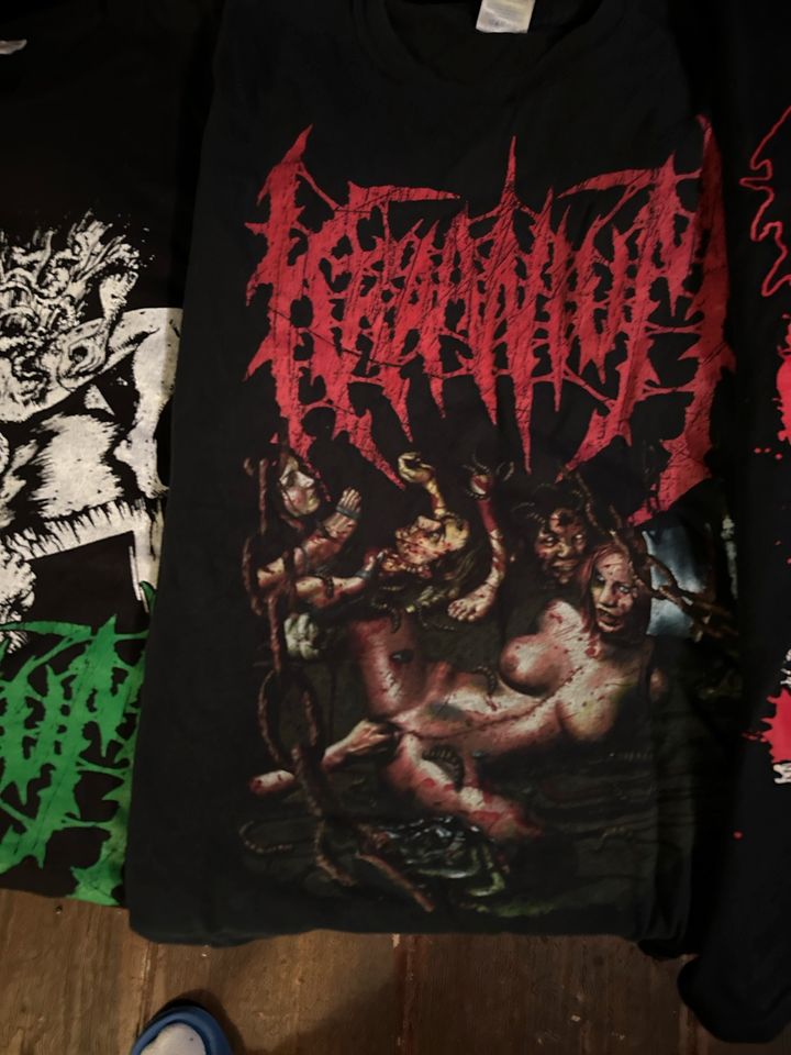Kraanium Shirts in Xl Brutal Death Metal Grindcore Slamming met in Lauterstein