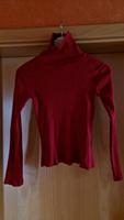 Leichter roter Rollkragen Pullover, Gr XS Niedersachsen - Rötgesbüttel Vorschau