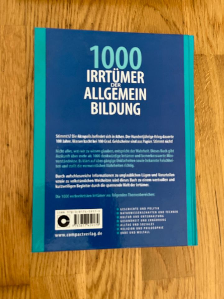 1000 Irrtümer der allgemeine Bildung, Wissen in Bilder + 2 lexika in Berlin