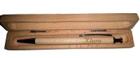 10 x Holzbox und Kugelschreiber mit Lasergravur schönes Geschenk Niedersachsen - Weyhe Vorschau