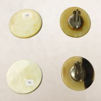 4x Horn Ohrstecker Ohrringe weiß schwarz Schmuck Clips Ohrschmuck Berlin - Mitte Vorschau