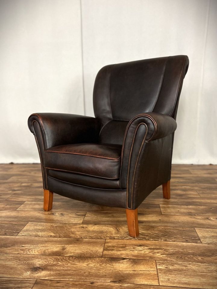 Ledersessel Vintage Chesterfield Glad Stone Sessel Englisch in Hüllhorst