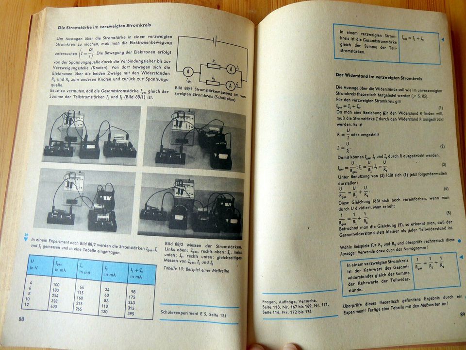 DDR Schulbücher Physik 1981/82 in Lutherstadt Wittenberg