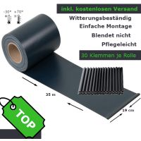 Zaun PVC Sichtschutzstreifen 35m Rolle m. Klipse Folie Doppelstab Nordrhein-Westfalen - Bottrop Vorschau