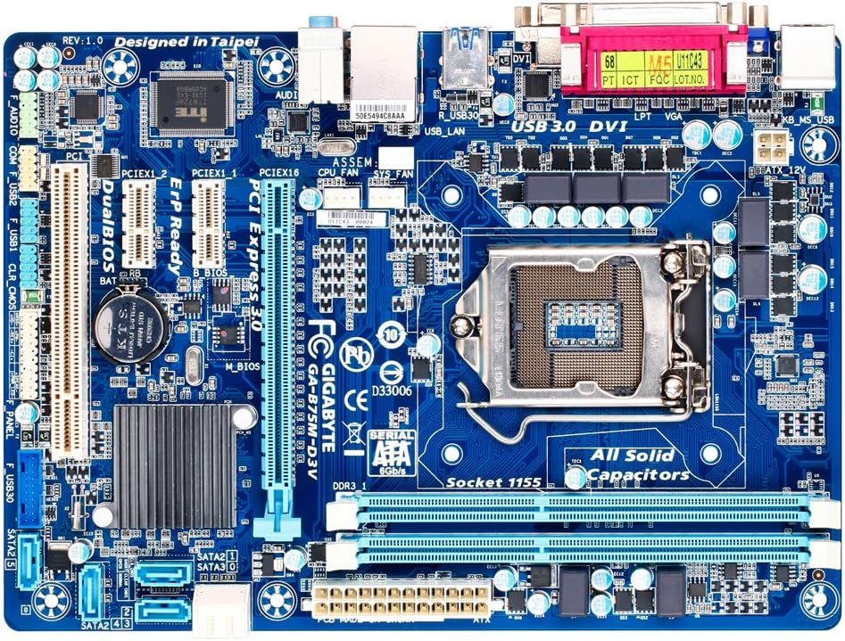 Gigabyte GA-B75M-D3V Sockel 1155 Mainboard (Micro-ATX, 2X DDR3 in Wehr