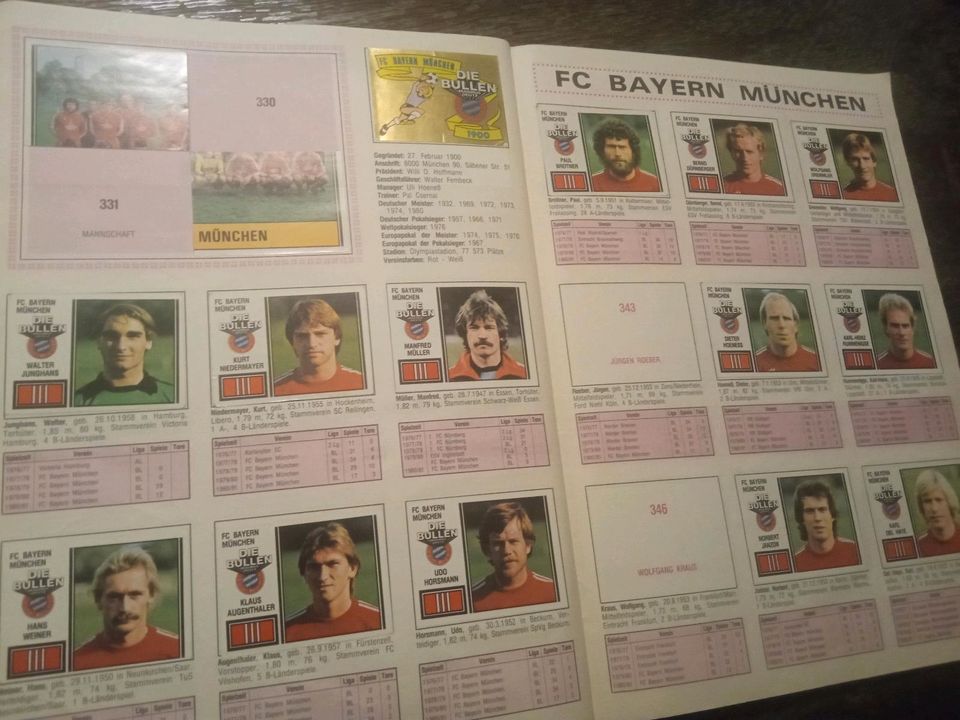 Panini Sammelalbum Fussball 81 Bundesliga in Viersen