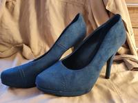 Graceland Petrol High Heals gr. 37 Velourleder Niedersachsen - Soltau Vorschau