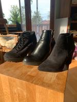 3 paar schwarze Boots / Stiefel (auch Einzeln) Bayern - Poing Vorschau