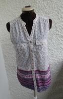 Ärmelloses Shirt H&M Logg 36 S Weste Bluse ❤️NEU❤️ weiß lila Kr. Altötting - Burgkirchen Vorschau