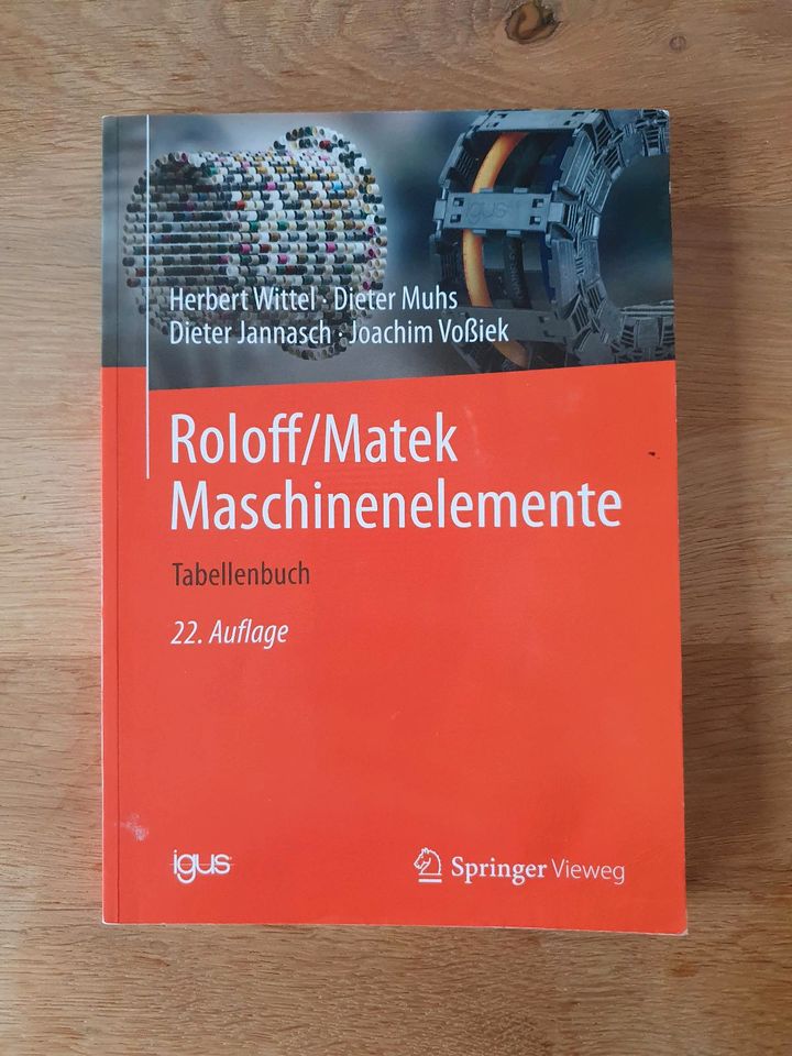 Roloff / Matek Maschinenelemente + Tabellenbuch 22. Auflage in Pfedelbach