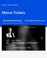 2 Olivia Rodrigo Tickets Guts Tour Köln Rheinland-Pfalz - Rheinbrohl Vorschau
