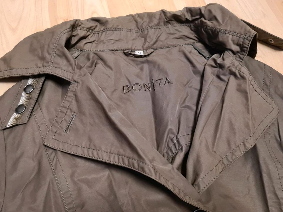 Bonita Mantel Gr. 42 XL Grün Jacke Coat Knöpfe Übergangsjacke in Berlin
