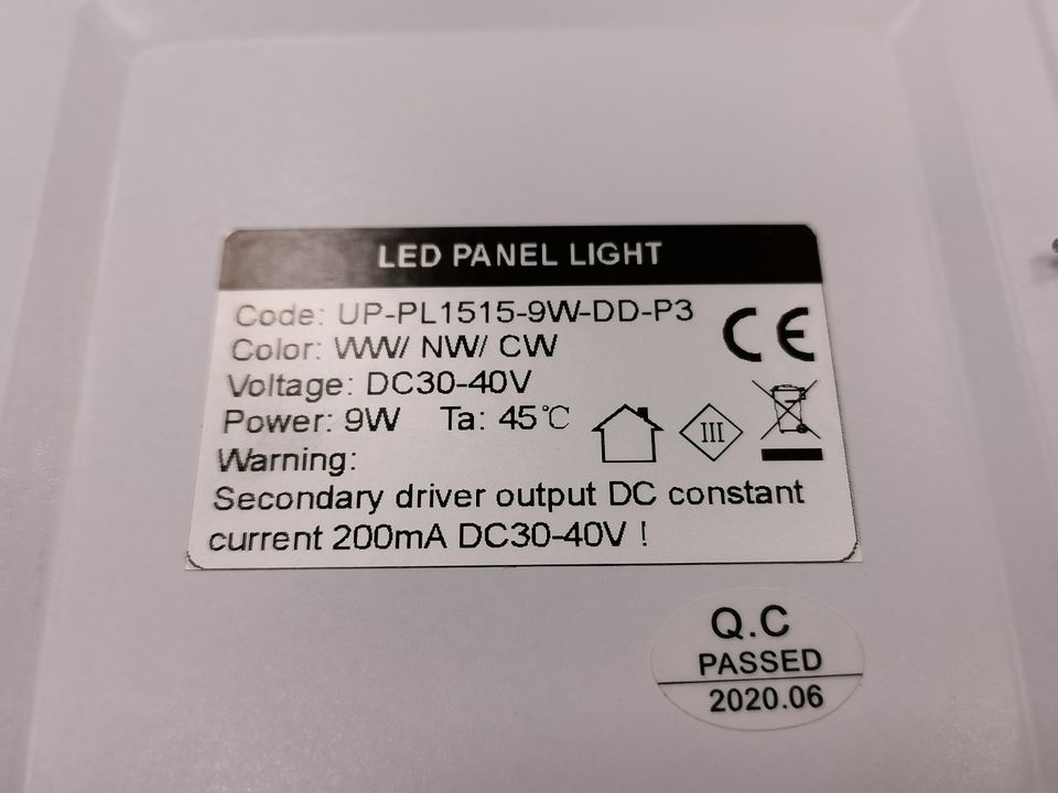 LED Panel Einbaustrahler Deckenleuchte Einbau Leuchte Eckig Rund in Moosburg a.d. Isar