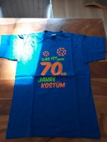 70er Jahre Kostüm T-Shirt blau mit Schrift Gr. M Hessen - Petersberg Vorschau