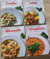 4x Kochbücher Salate, Mikrowelle, Vorspeisen, Gemüse Hessen - Lich Vorschau