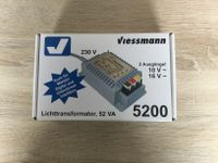 Viessmann Lichttransformator 16 V, 52 VA (5200) Niedersachsen - Georgsmarienhütte Vorschau