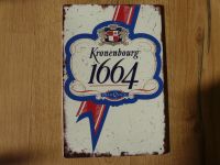 Kronenbourg Brauerei 1664 – Blechschild / Werbeschild Nordrhein-Westfalen - Leverkusen Vorschau