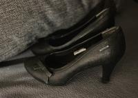 Schwarze Absatzschuhe Sachsen-Anhalt - Sangerhausen Vorschau