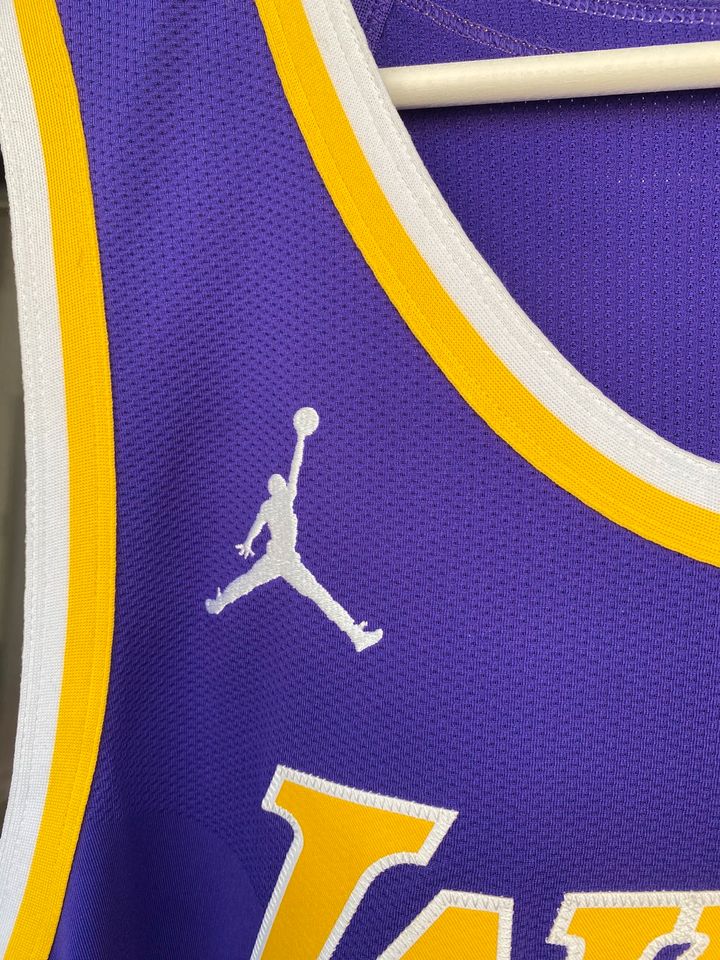 Lakers Authentic Jordan Nike Jersey 3xl NBA Davis LeBron xxl in Neckarsulm