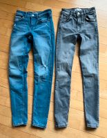 2 Jeans für schmale Mädels Zara & Bershka Gr. 158 w. Blue Effect Nordrhein-Westfalen - Hiddenhausen Vorschau