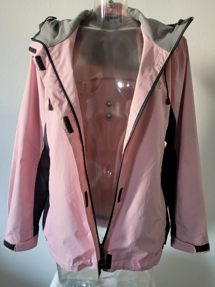 Outdoor Jacke / Wander Jacke MultiTex Damen Rosa / Grau Gr 40 in Frankfurt am Main