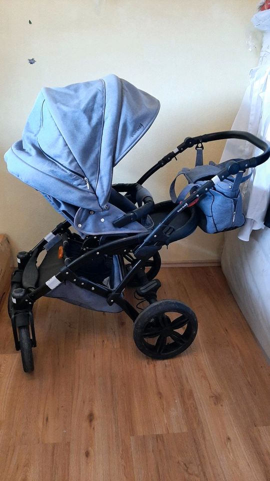 Kinderwagen, Buggy, Knorr Baby Voletto Emotion, Light Blue in Riedlhütte